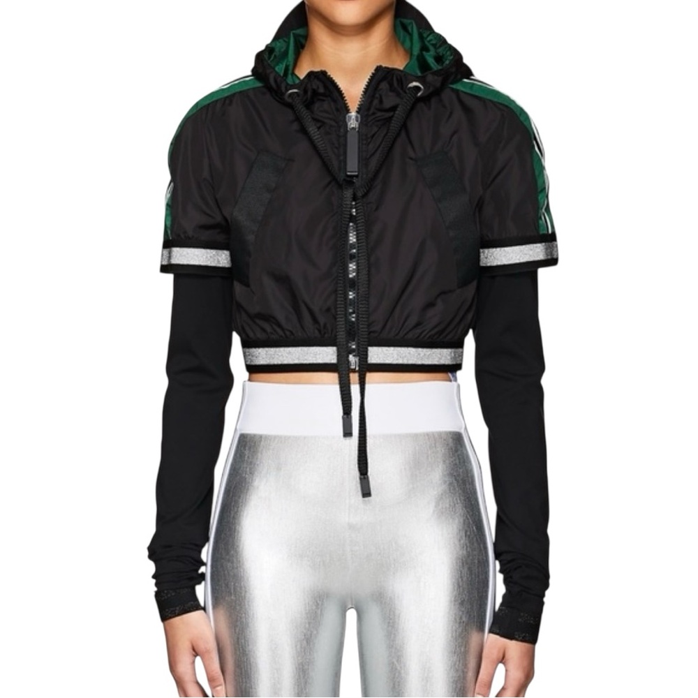 NO KA'OI Lauoho Layered Cropped Jacket Multicolor 01-S/M